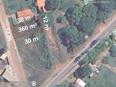 Terreno en venta en Colinas de Thompson, Capiatá | 360 m²