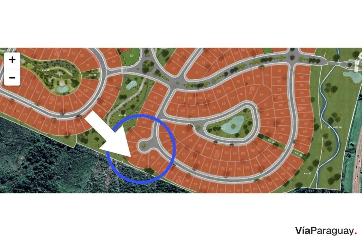Land for sale in Condominio La Trinidad, Encarnación