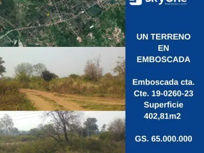 Terreno en venta en Emboscada, Cordillera
