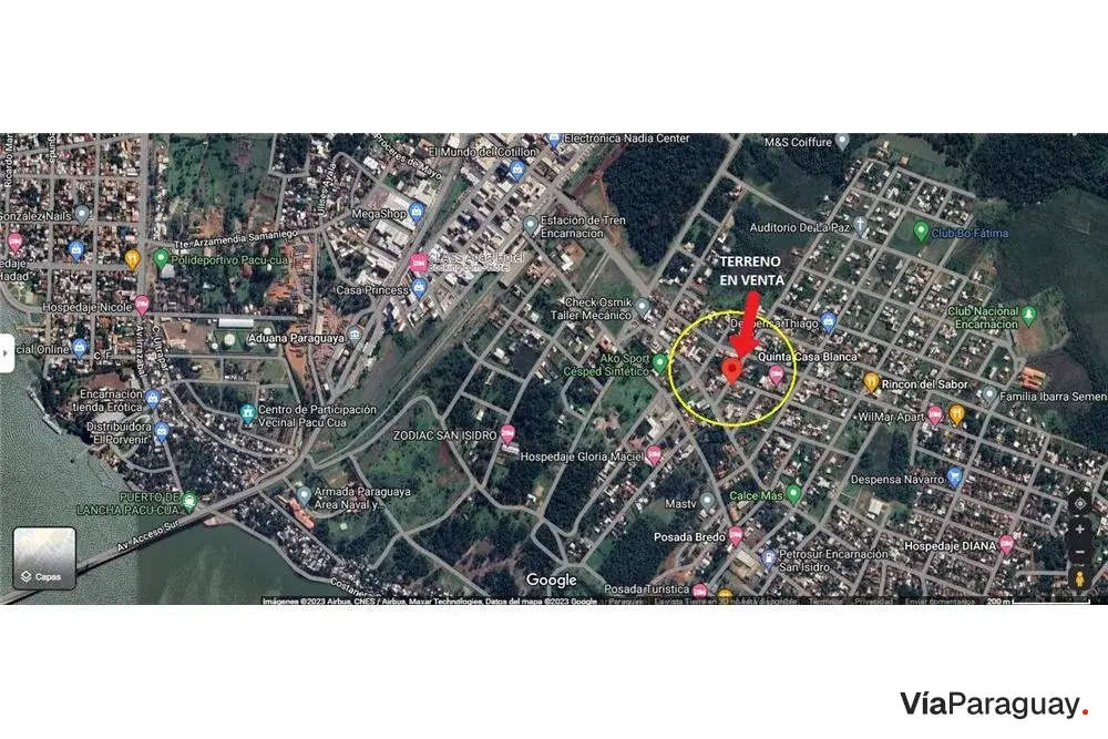 Terreno à venda em esquina, B° Fátima, Encarnación