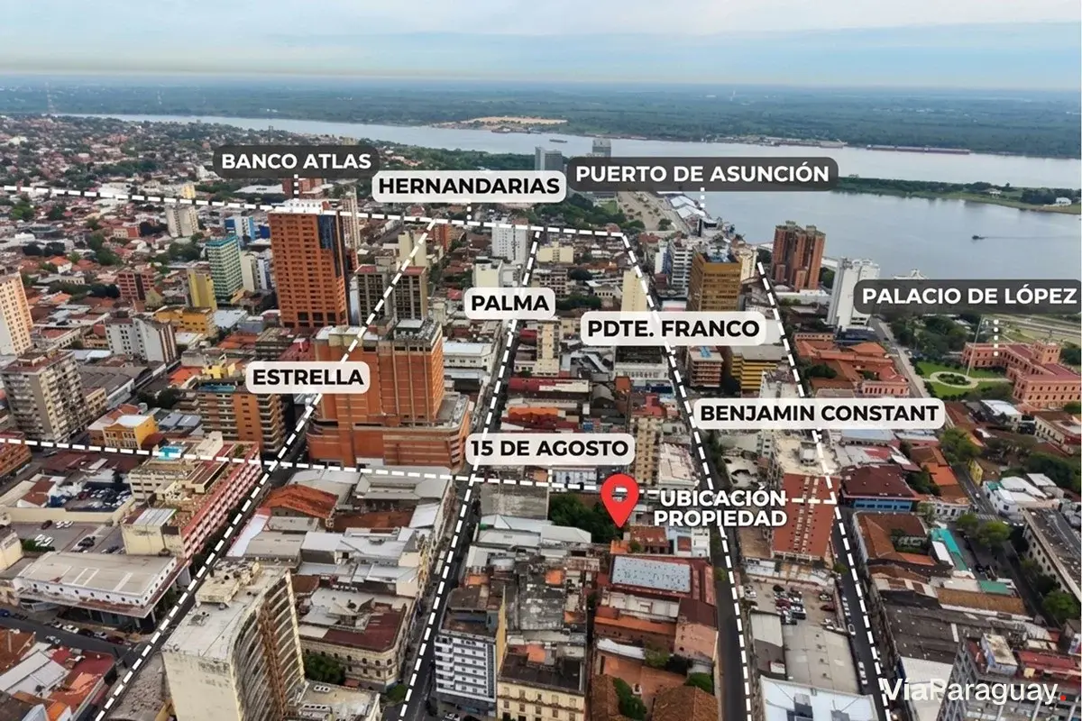 Terreno en venta en esquina, Centro Histórico de Asunción