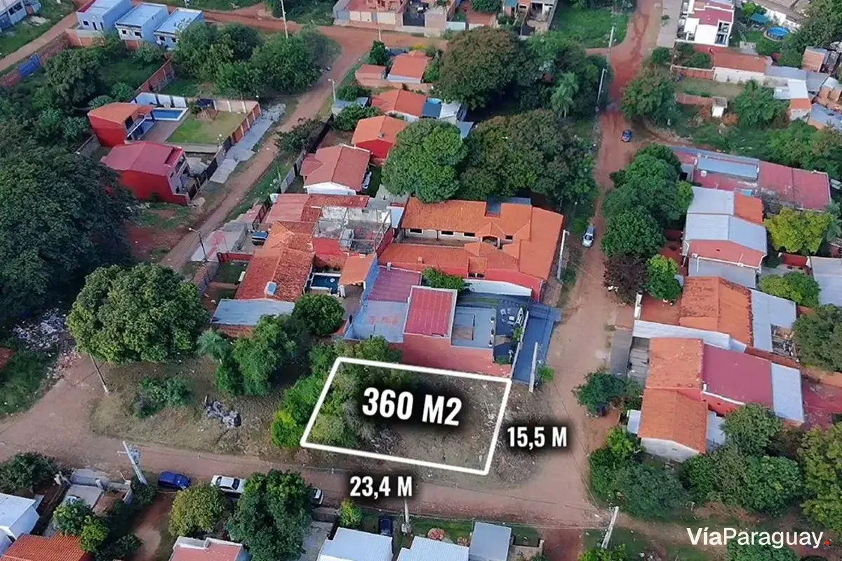 Terreno à venda em esquina de 360 m² no San Isidro, Lambaré