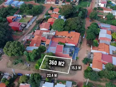 Terreno à venda em esquina de 360 m² no San Isidro, Lambaré