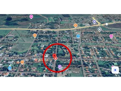 Terreno en venta en esquina en Carmen del Paraná, Itapúa