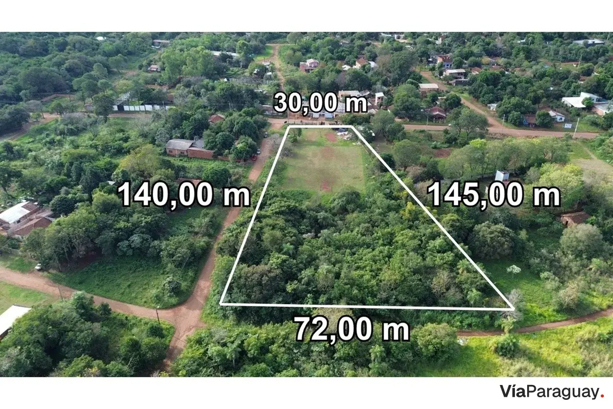 Terreno en venta en esquina en Chaipé, Encarnación