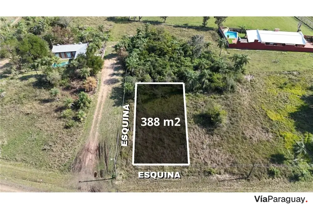 Terreno en venta en esquina en San Bernardino, Cordillera