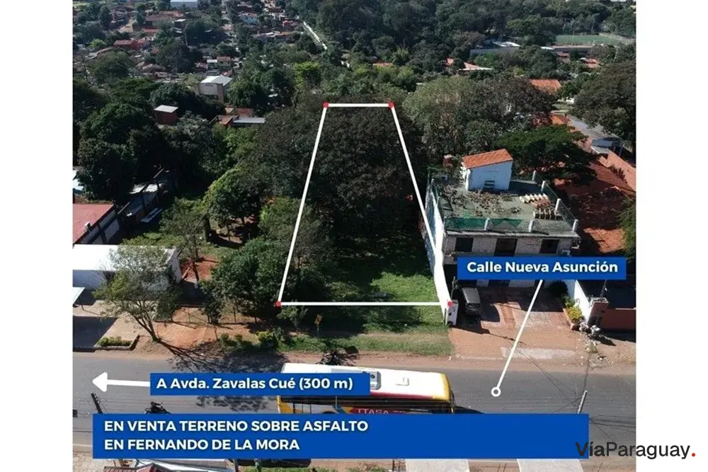 Land for sale in Fernando de la Mora, southern area