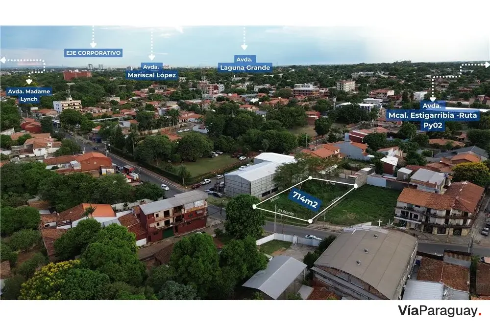 Terreno à venda em Fernando de la Mora, Zona Norte