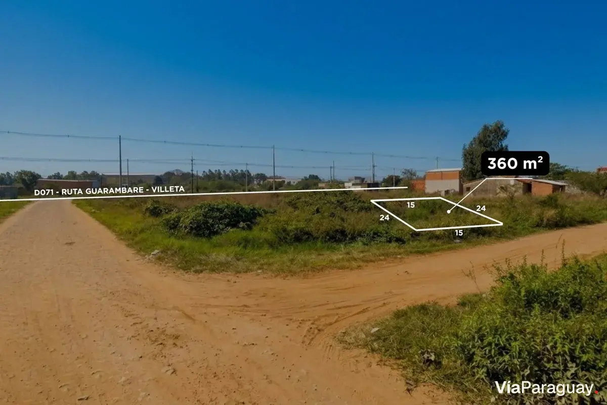 Terreno à venda em Guarambaré, Rincón Loma'i