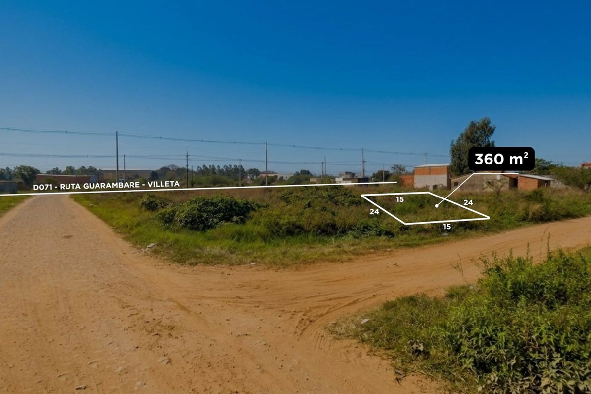 Terreno à venda em Guarambaré, Rincón Loma'i