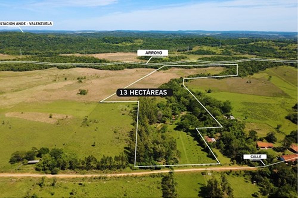 Terreno en venta en Itacurubí de la Cordillera