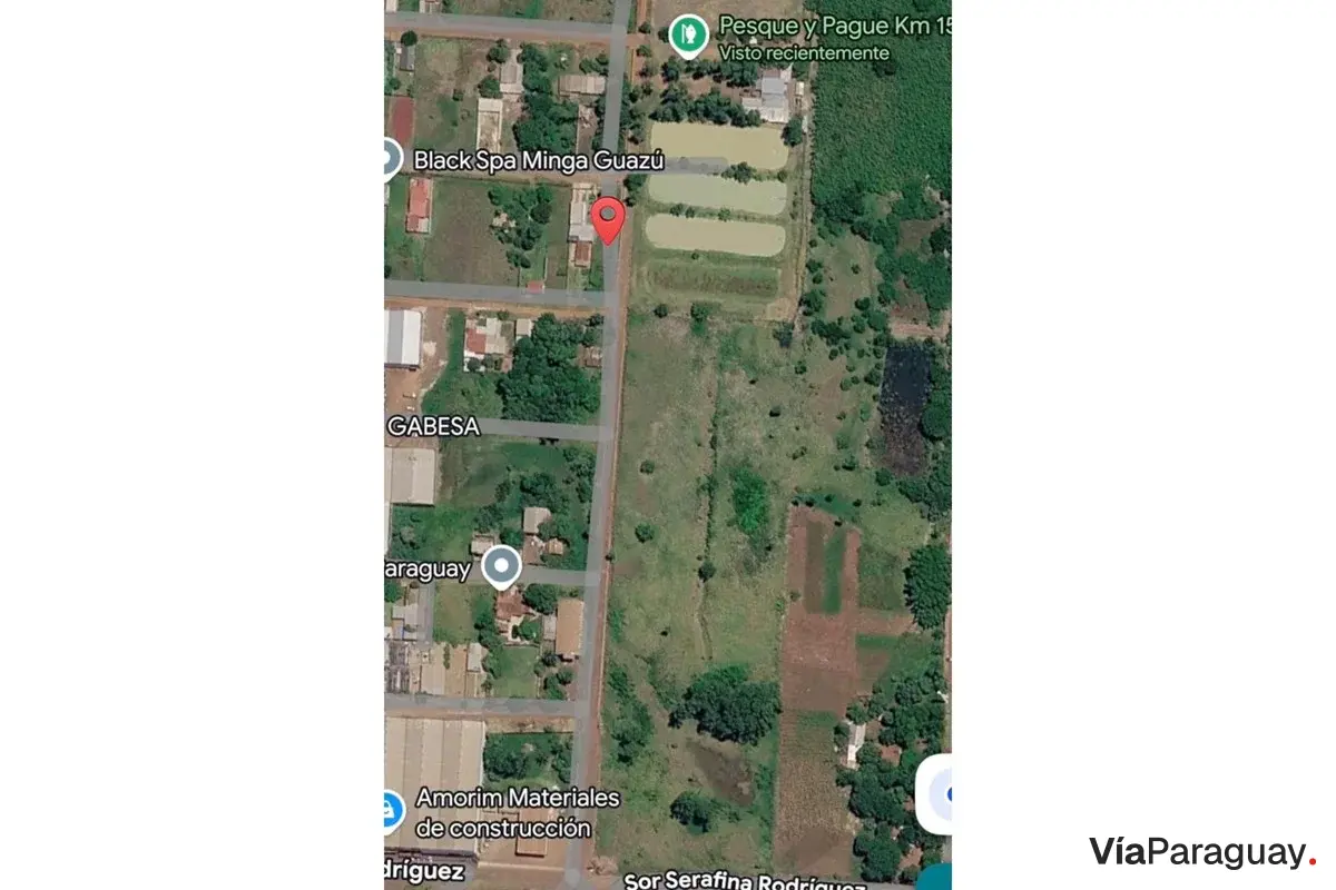 Terreno en venta en Km 15 Acaray, Minga Guazú