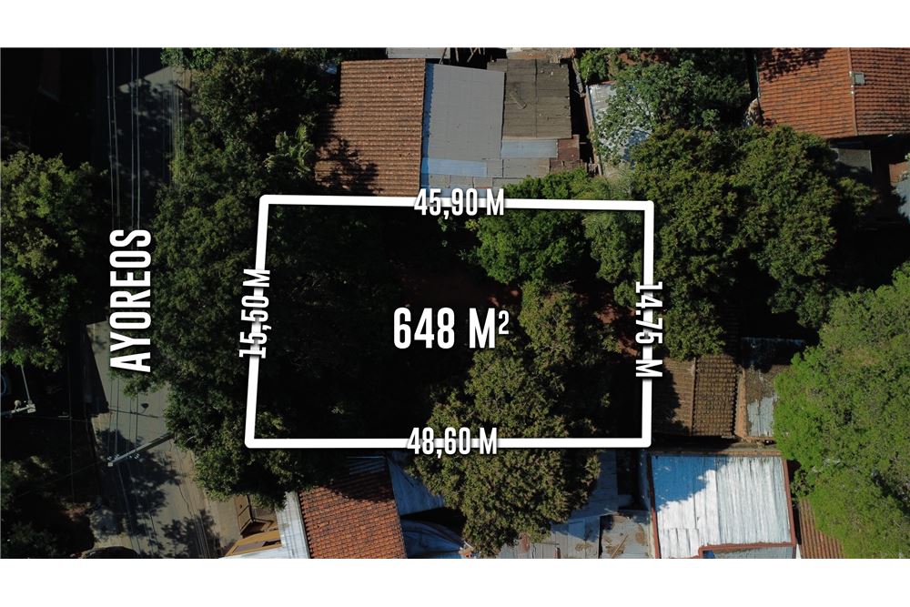 Land for sale in Lambaré, 648 m²