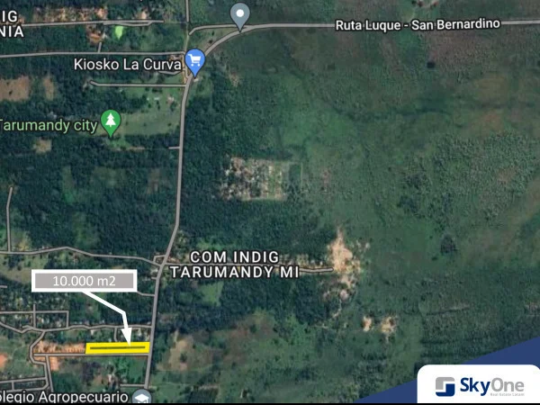 Terreno en venta en Luque sobre ruta a San Bernardino
