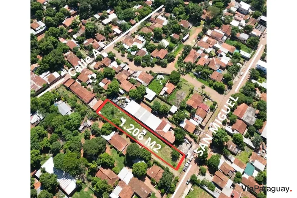 Terreno à venda em Mbokajaty, Ñemby, 1.206 m²