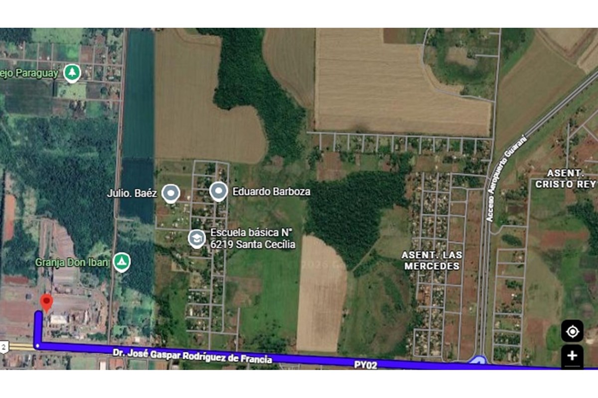 Terreno en venta en Minga Guazú, Alto Paraná