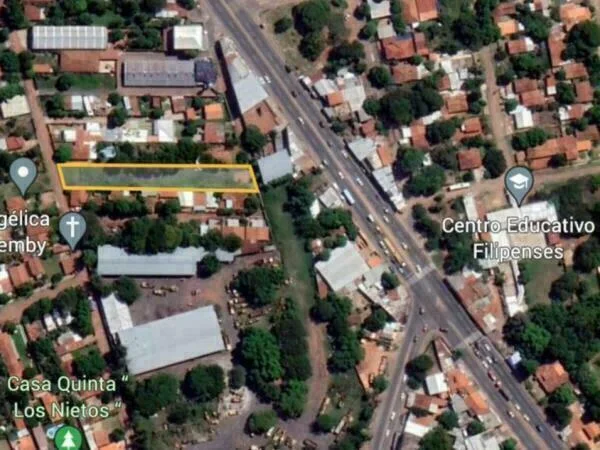 Terreno en venta en Ñemby, acceso sur – 1.628 m²