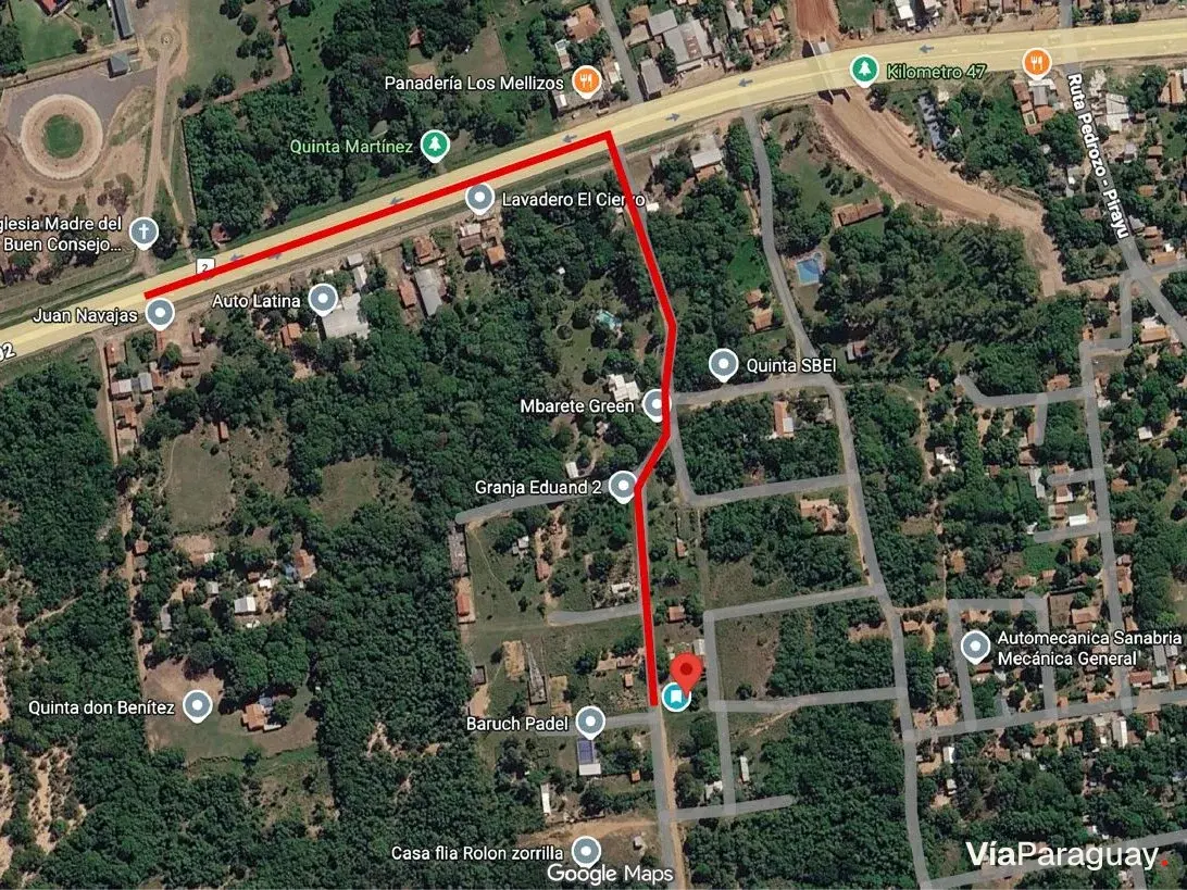 Terreno à venda em Pedrozo, Ypacaraí - 450 m² em esquina