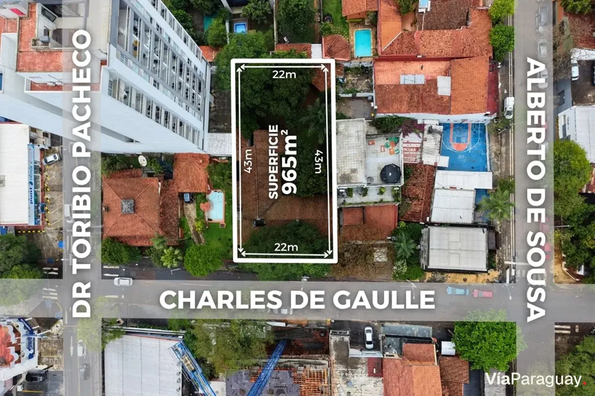Land for sale in Recoleta, Asunción