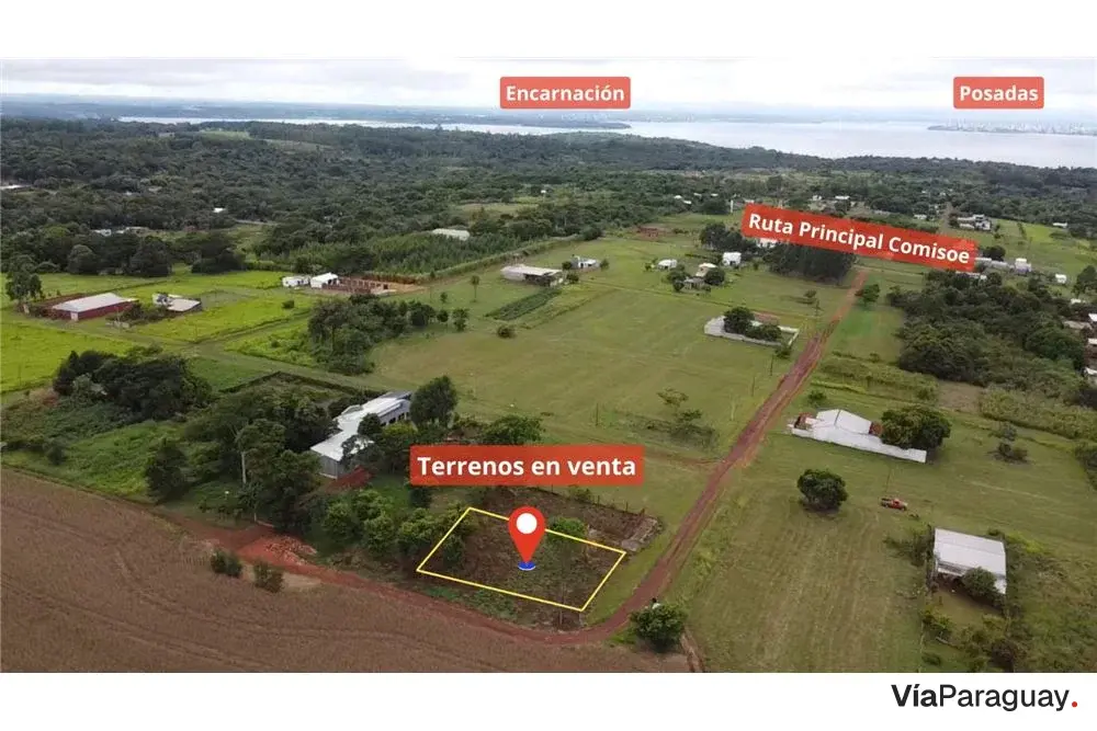 Terreno à venda em San Juan del Paraná, Itapúa