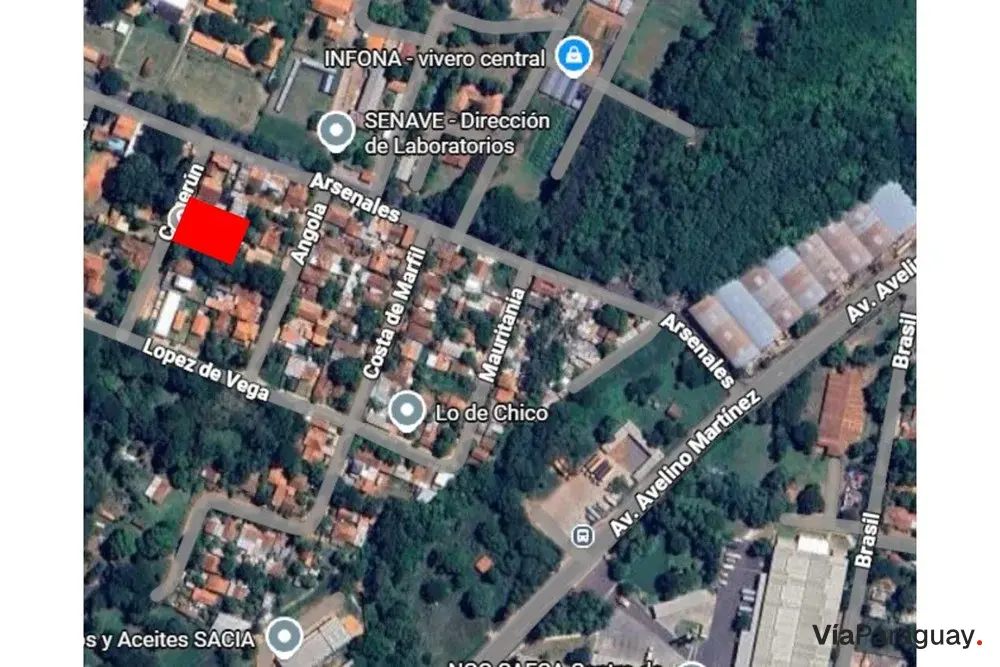Terreno en venta en San Lorenzo, 420 m²