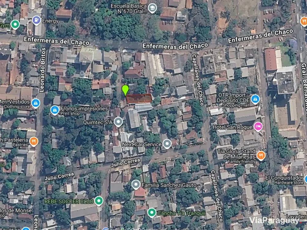 Terreno en venta en San Roque, Ciudad del Este