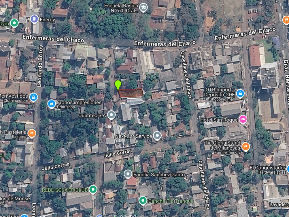 Terreno en venta en San Roque, Ciudad del Este