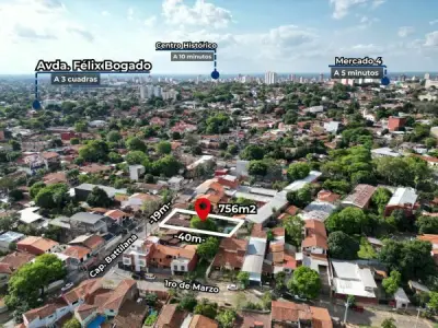 Terreno en venta en San Vicente, Asunción
