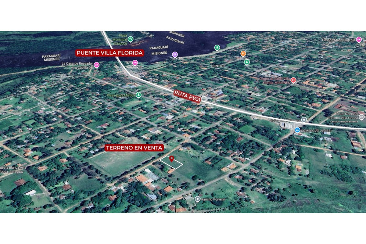 Land for sale in Villa Florida, Misiones