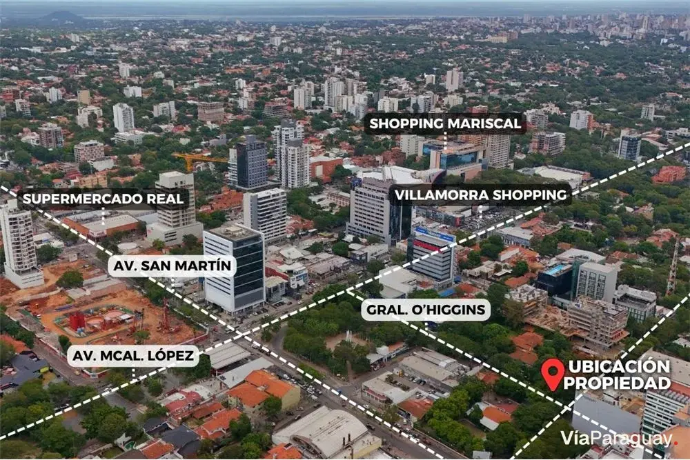 Terreno en venta en Villa Morra, Asunción