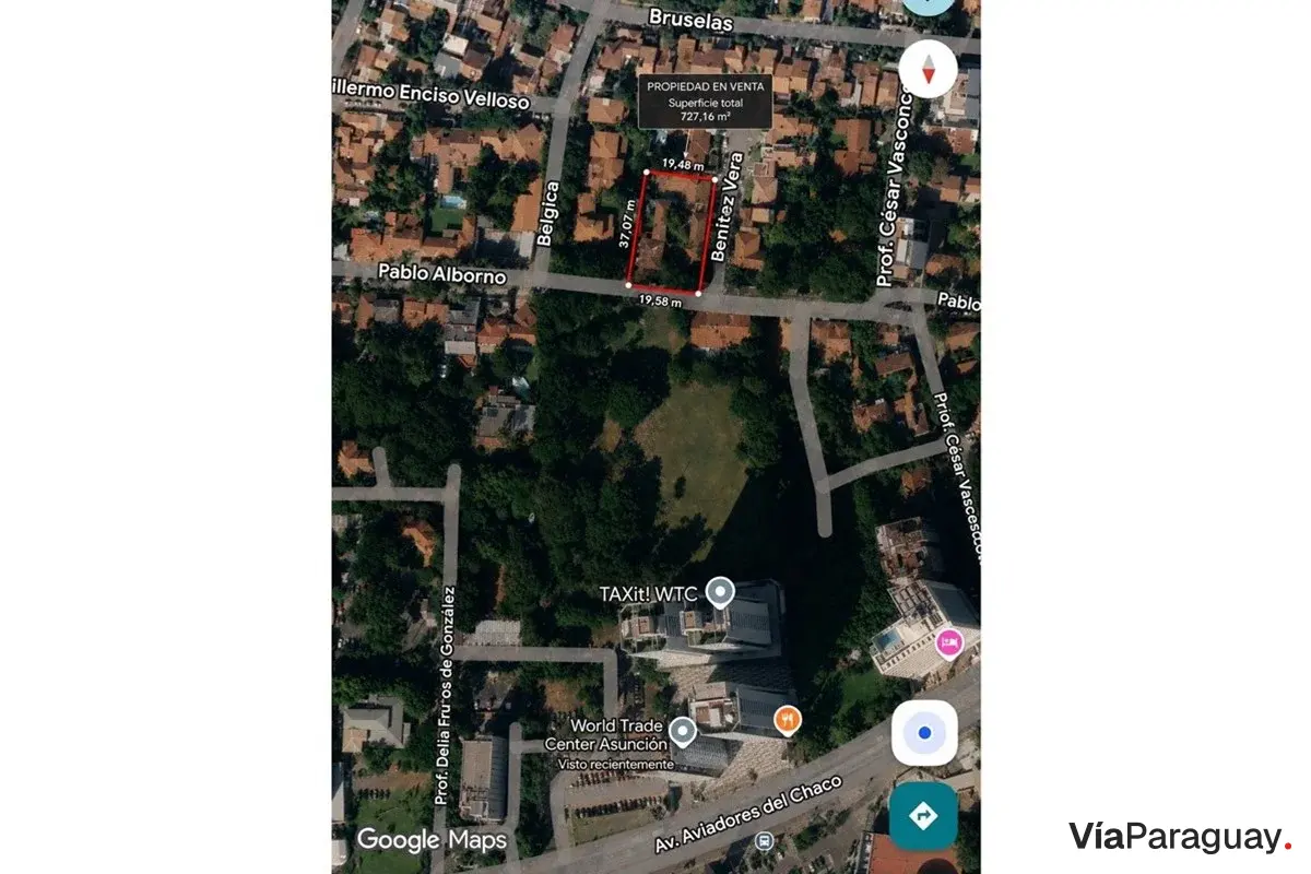 Land for sale in Ycuá Satí, Asunción
