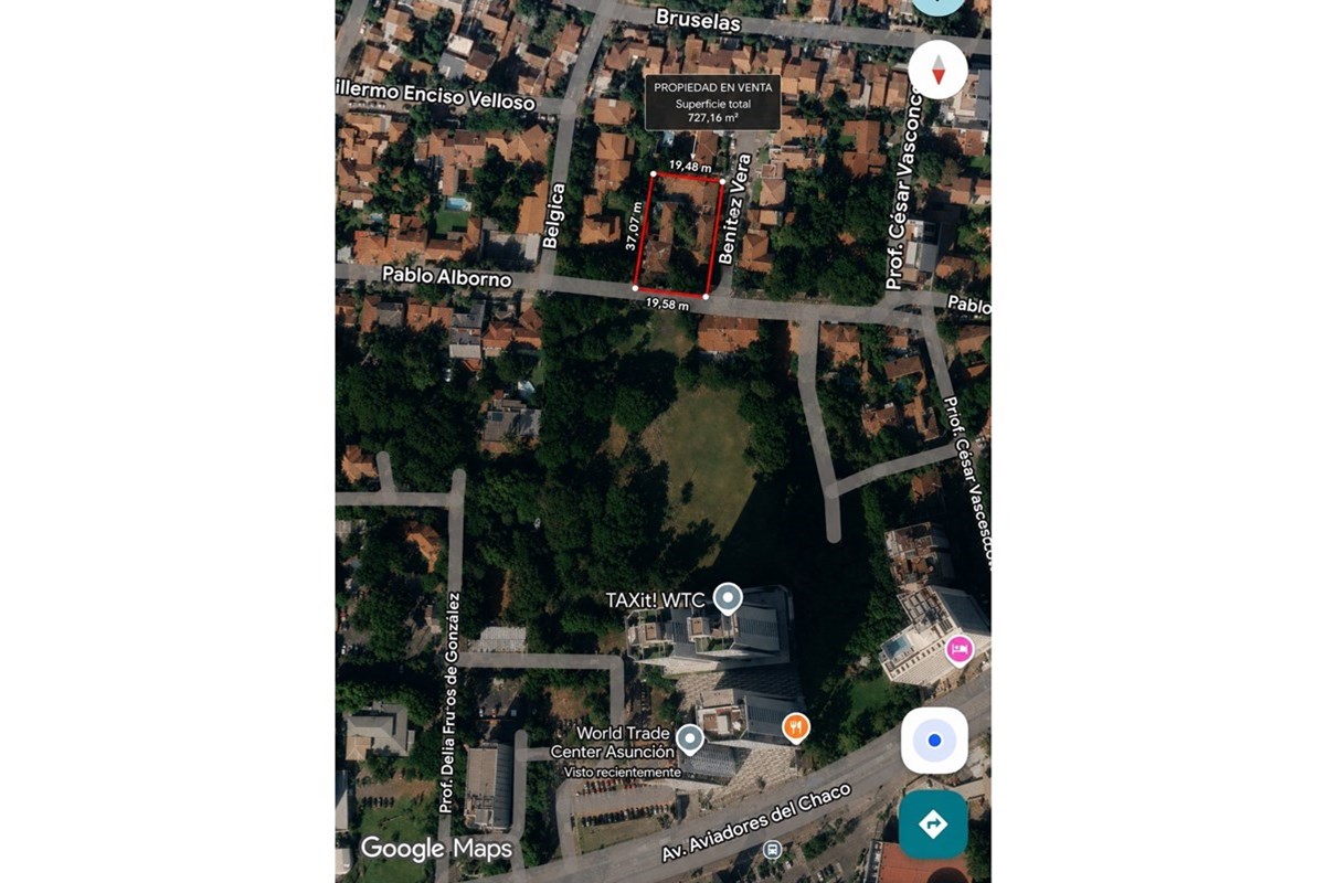 Land for sale in Ycuá Satí, Asunción