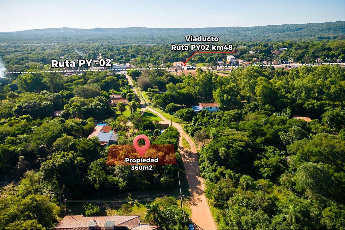 Terreno en venta en Ypacaraí, cerca de la Ruta 2
