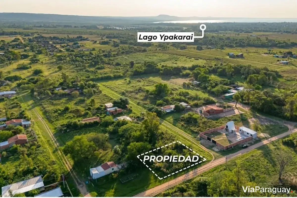 Terreno en venta en Ypacaraí, zona Hugua Hu