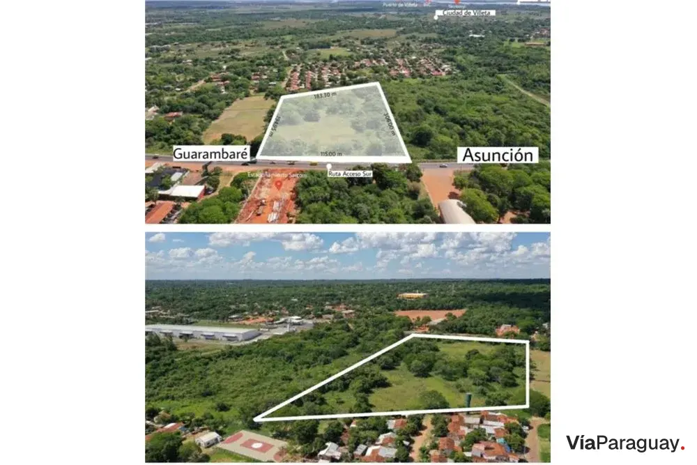 Terreno à venda na Acceso Sur, Ypané