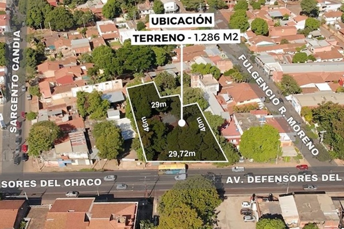 Terreno en venta sobre Av. Defensores del Chaco