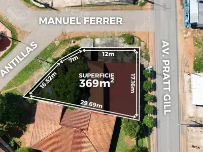 Terreno à venda na Av. Pratt Gill, San Lorenzo
