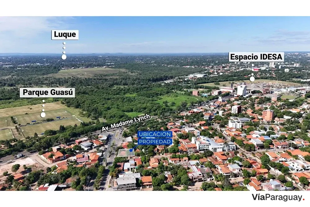 Terreno à venda na Av. Primer Presidente, Assunção