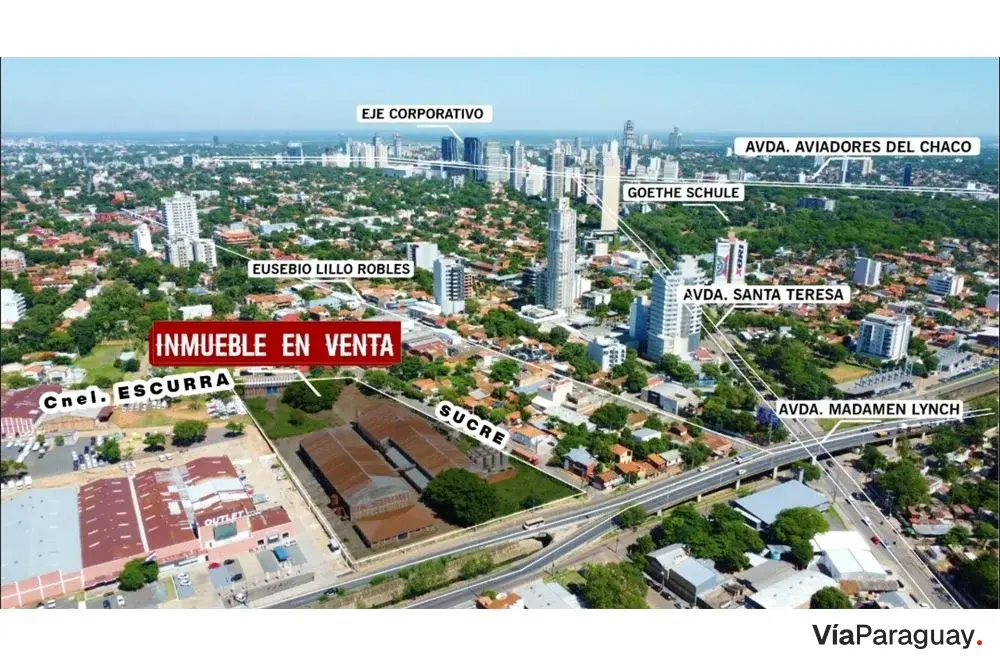 Terreno en venta sobre Avda. Madame Lynch, Asunción