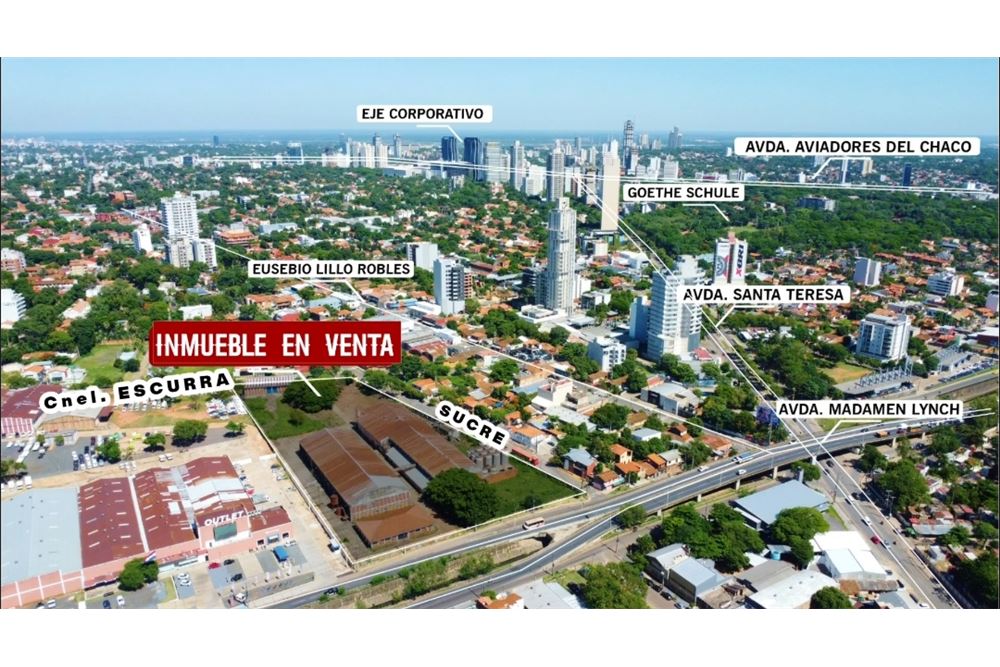 Terreno en venta sobre Avda. Madame Lynch, Asunción