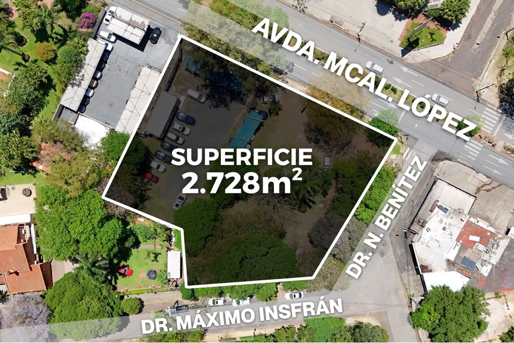 Terreno à venda na Avda. Mcal. López, Villa Aurelia