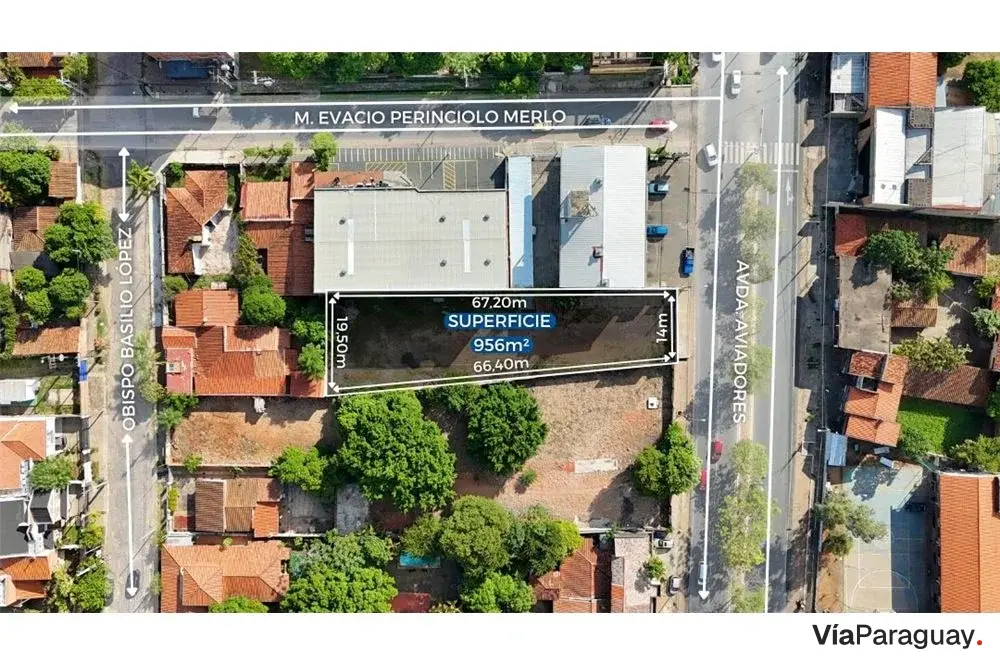 Land for sale on Aviadores del Chaco, San Jorge
