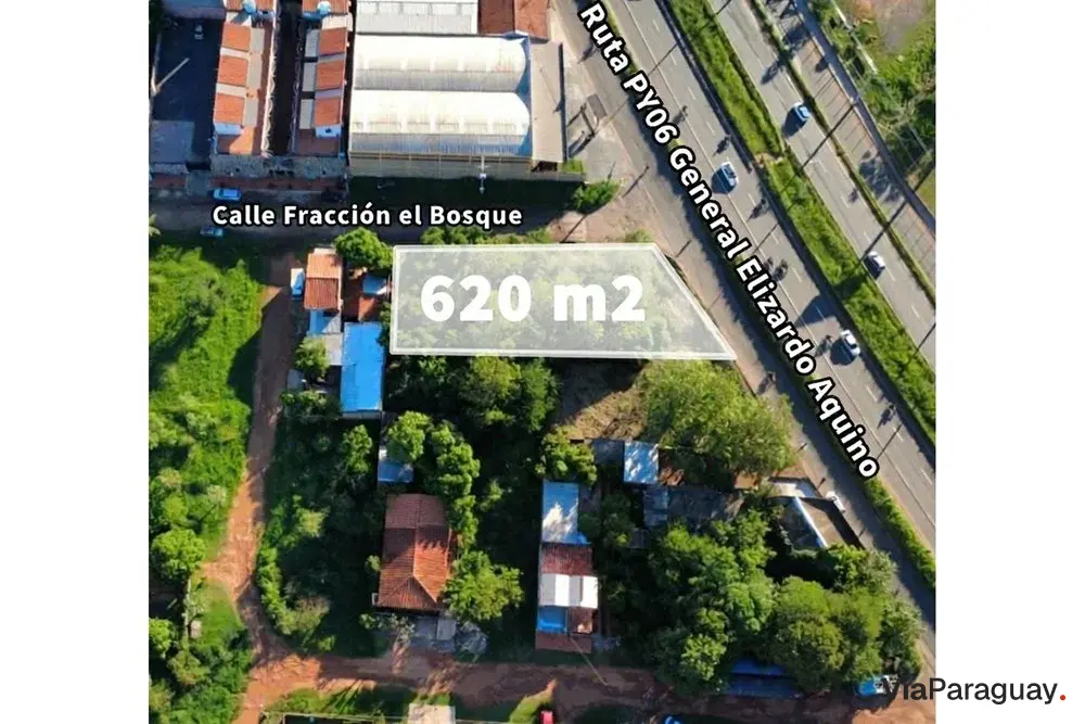 Terreno en venta sobre colectora en Limpio, Central