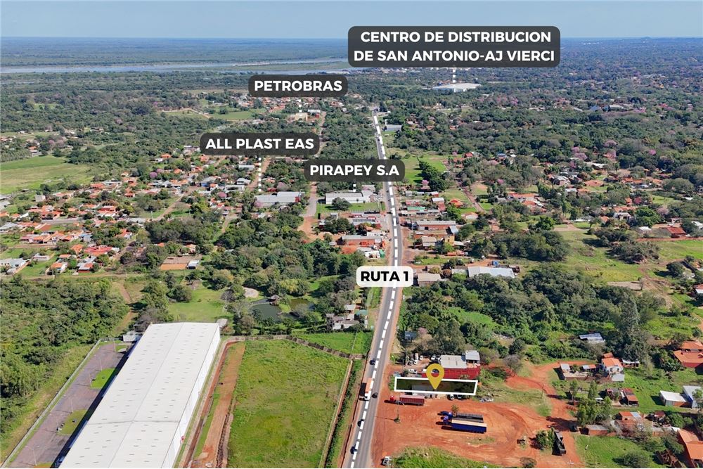 Terreno à venda na Rota 1, Ypané