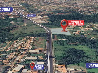 Terreno en venta sobre Ruta 2, Km 24.5 en Capiata