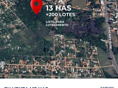 Land for Subdivision for Sale in Capiata, 13 Hectares