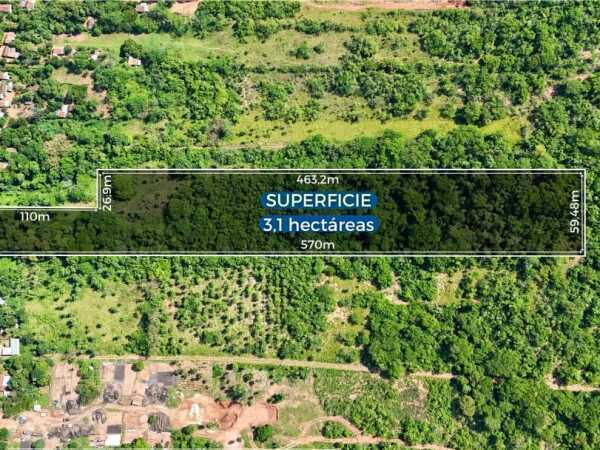 Terreno sobre ruta en Atyrá, Departamento de Cordillera