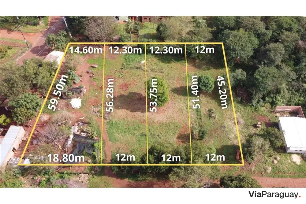 Terrenos en venta en Cambyretá, Itapúa