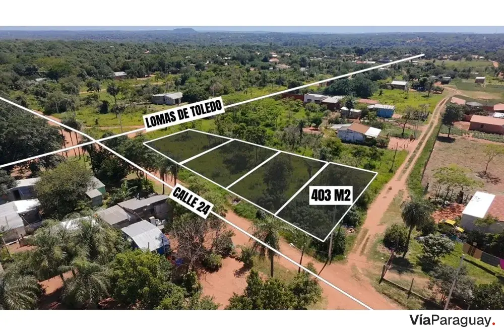 Terrenos en venta en Capiata, Bº Aldana Cañada