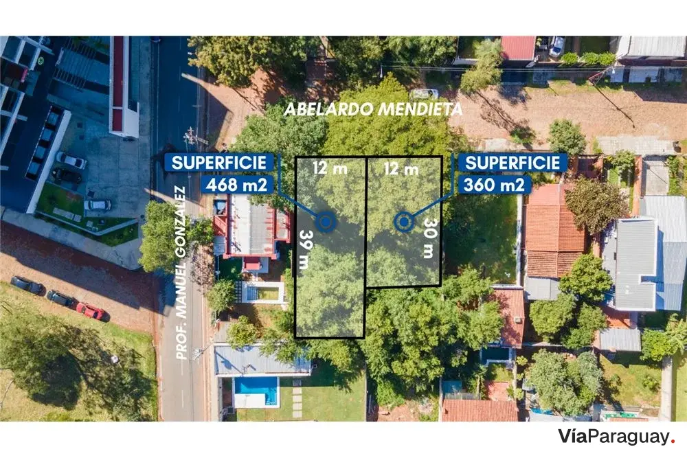 Terrenos à venda em Lambaré, região Yacht